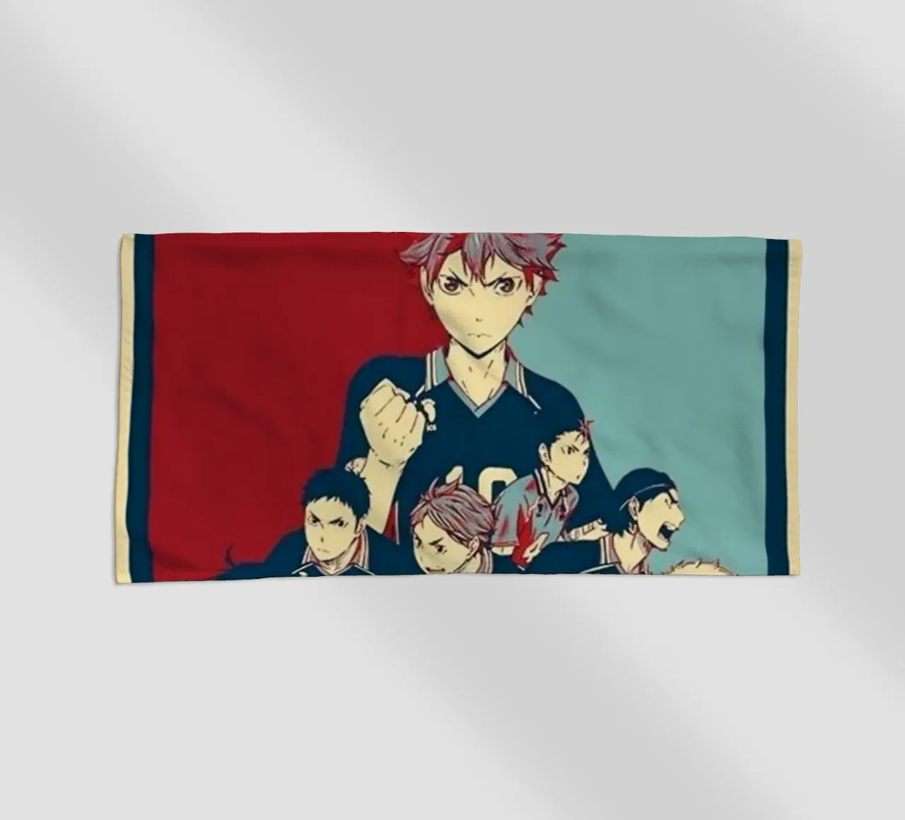 Hinata Shouyo con la troupe telo mare da withandname