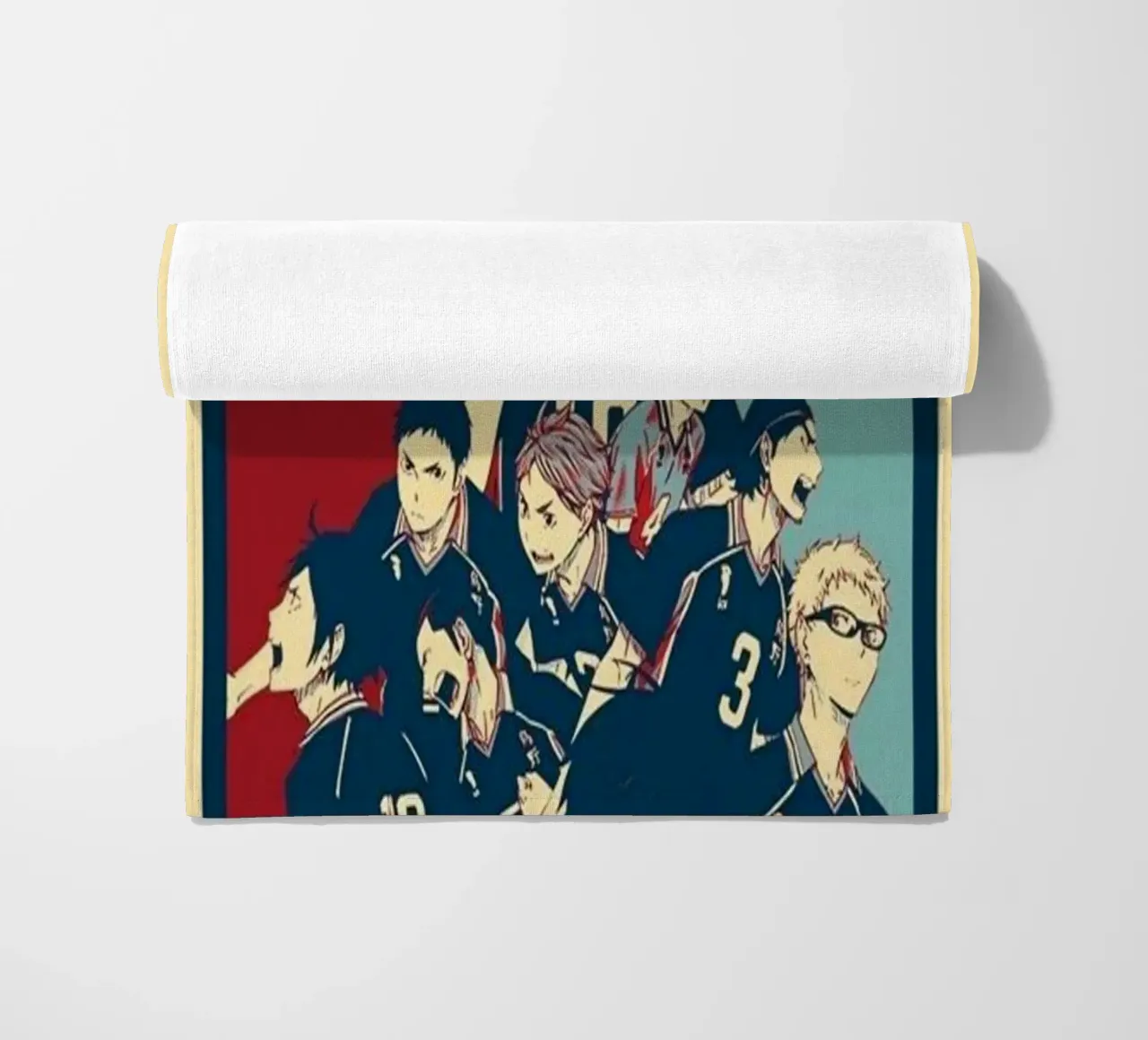 Hinata Shouyo con la troupe telo mare da withandname