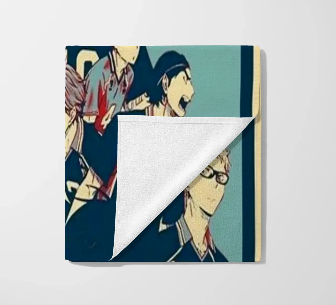 Hinata Shouyo con la troupe telo mare da withandname