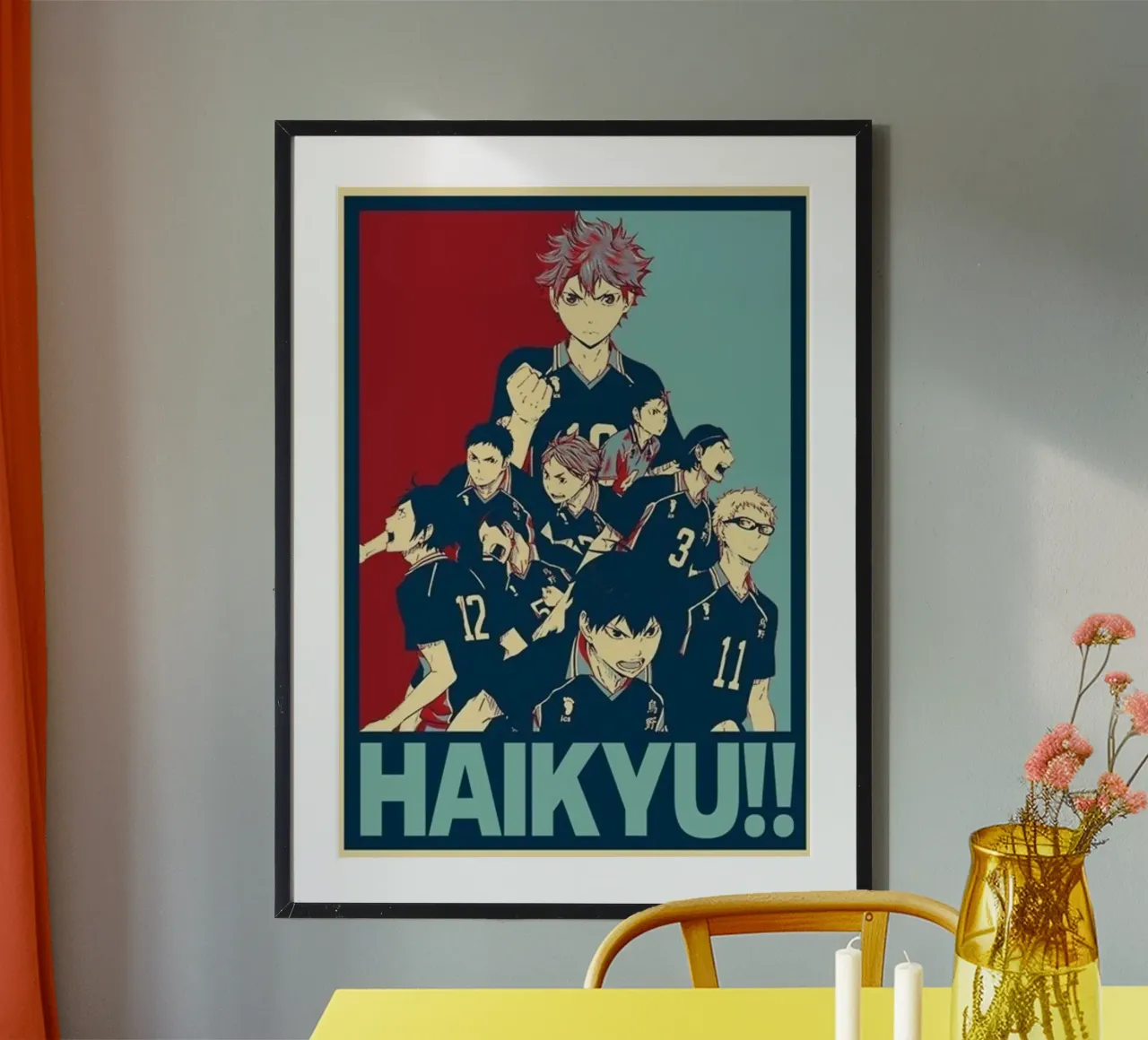 Hinata Shouyo con la troupe carta hahnemühle da withandname