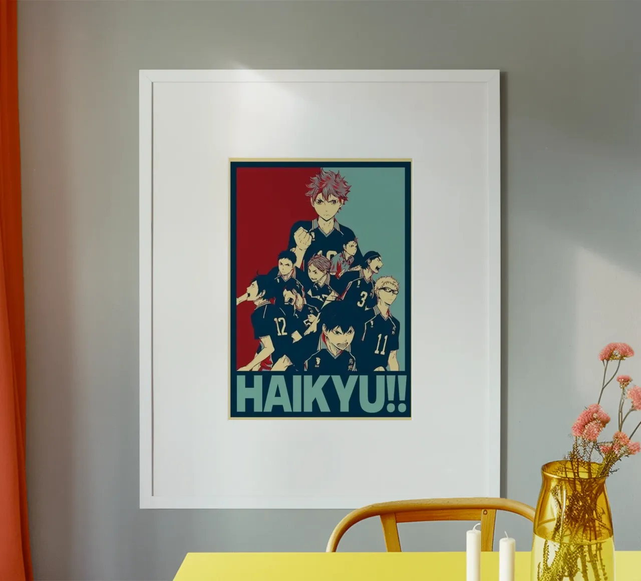 Hinata Shouyo con la troupe carta hahnemühle da withandname