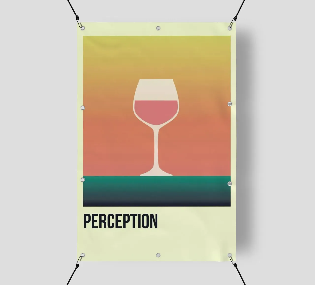 Perception Rose telo in pvc da Trabolt Design