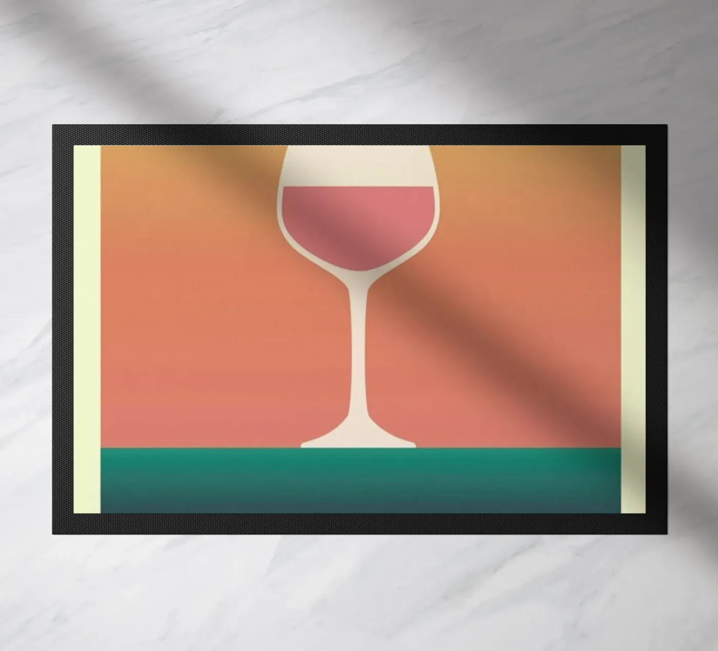 Perception Rose doormat by Trabolt Design