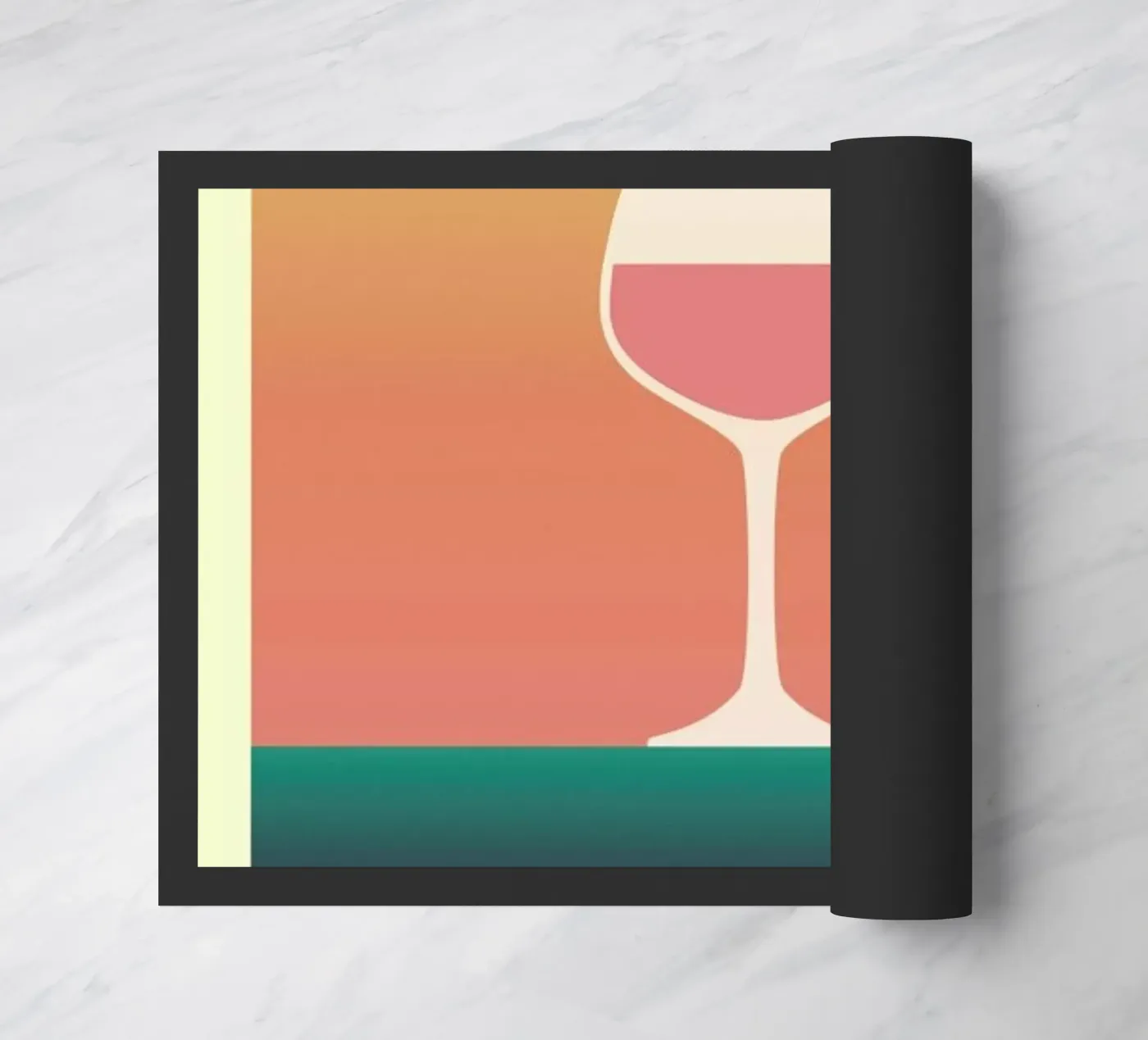 Perception Rose doormat by Trabolt Design