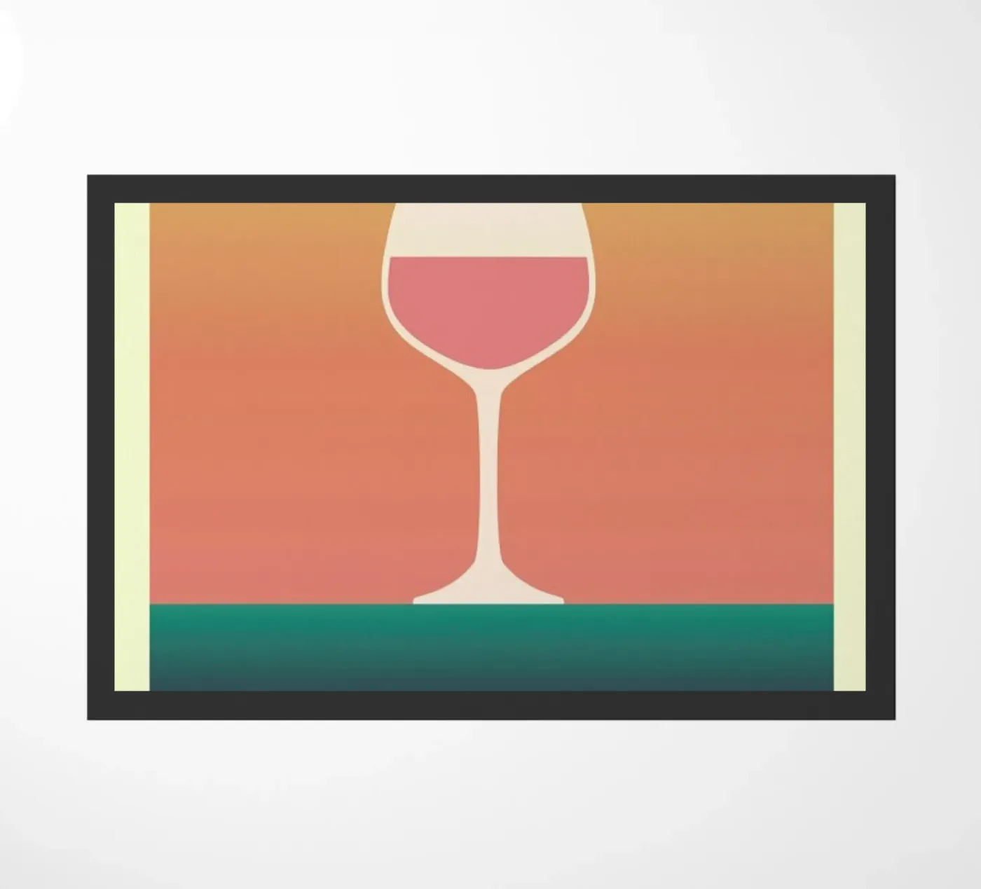 Perception Rose doormat by Trabolt Design