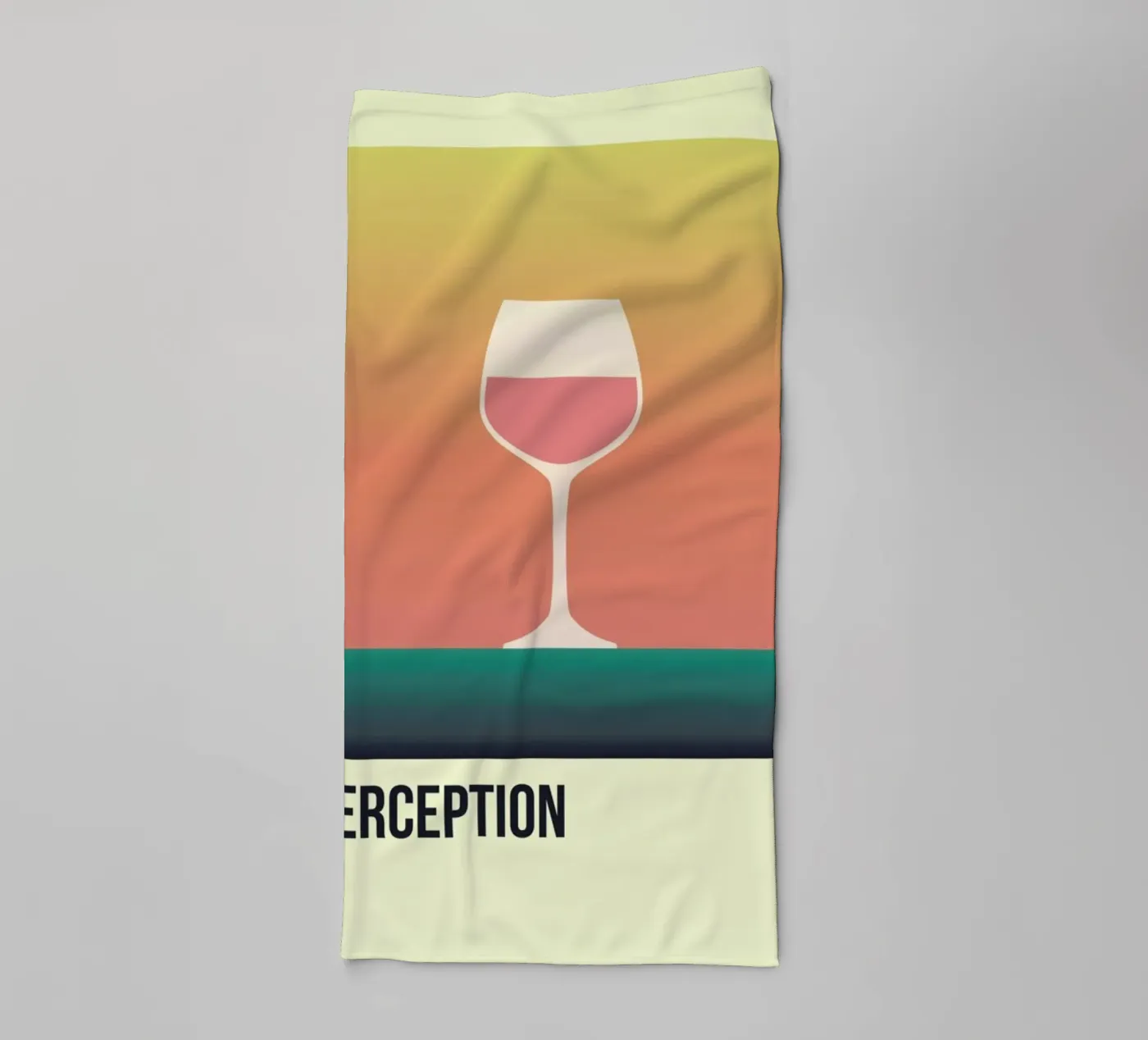 Perception Rose badhanddoek van Trabolt Design