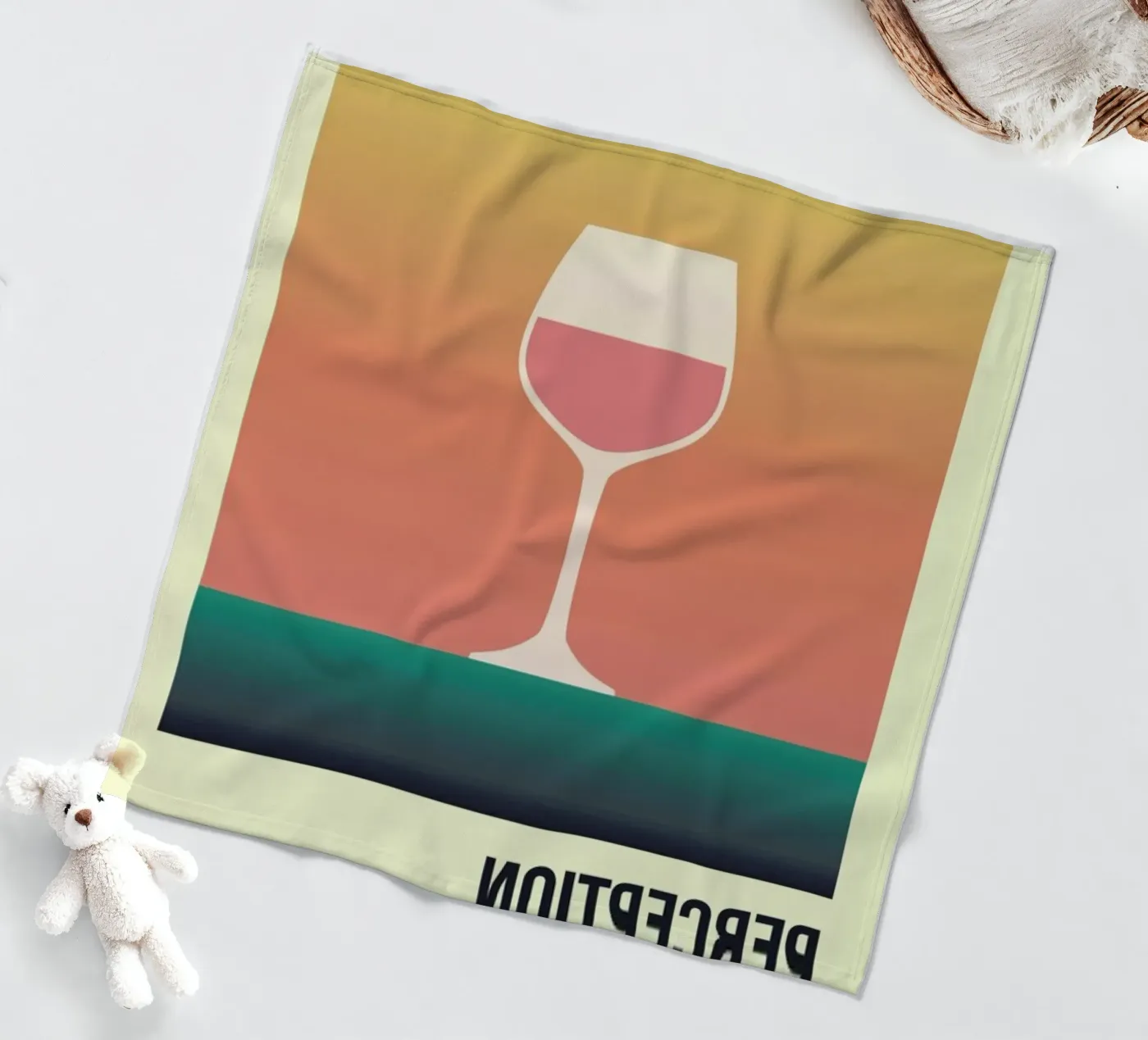 Perception Rose Fleecedecke von Trabolt Design