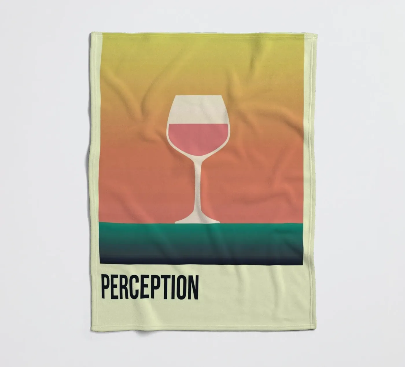 Perception Rose Fleecedecke von Trabolt Design