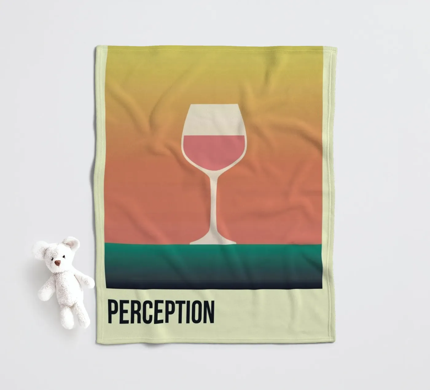 Perception Rose fleecedeken van Trabolt Design