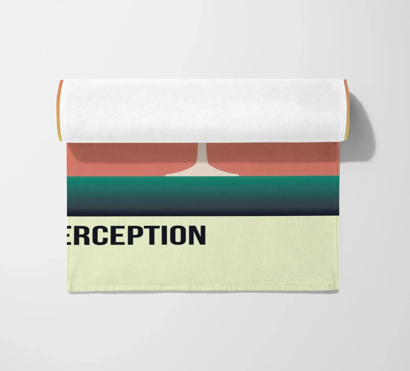Perception Rose beach towel by Trabolt Design