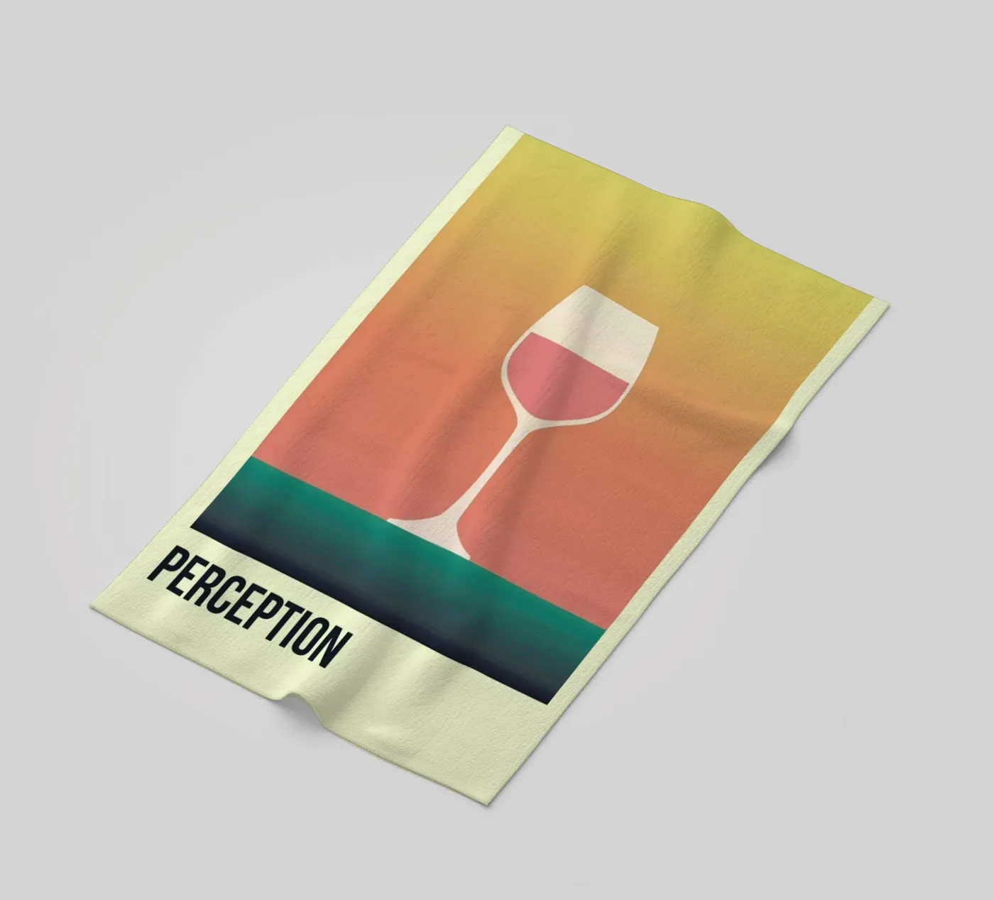 Perception Rose beach towel by Trabolt Design