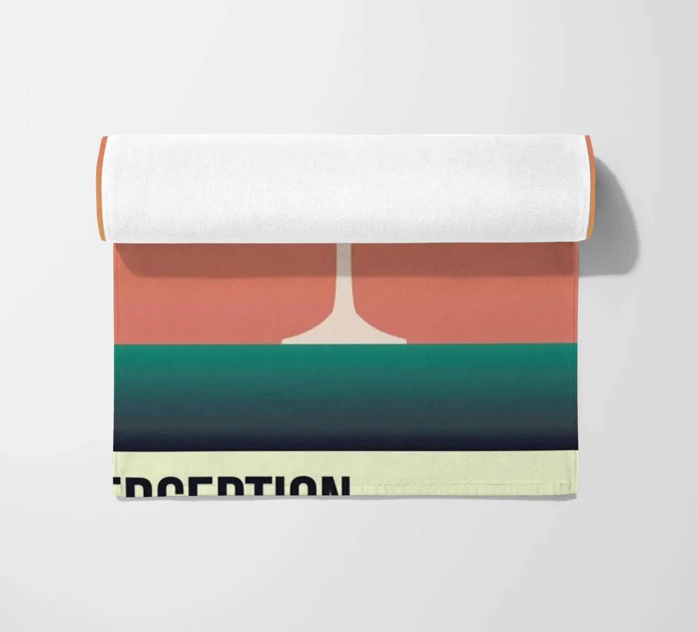 Perception Rose beach towel by Trabolt Design