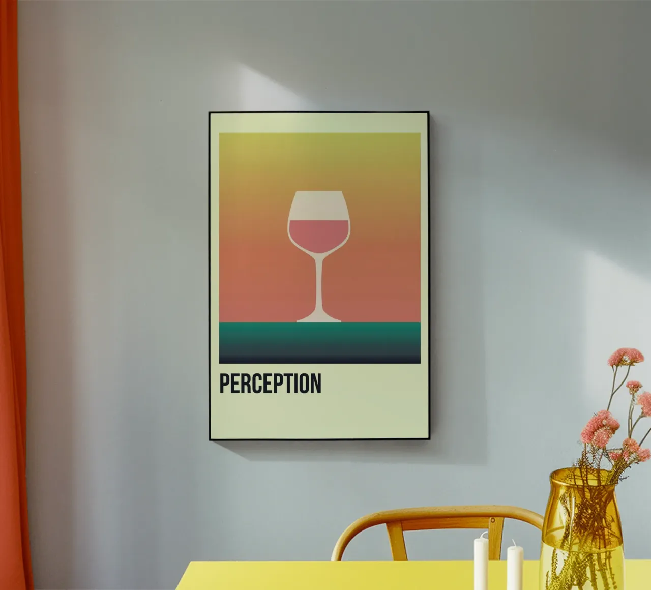 Perception Rose plexiglass da Trabolt Design