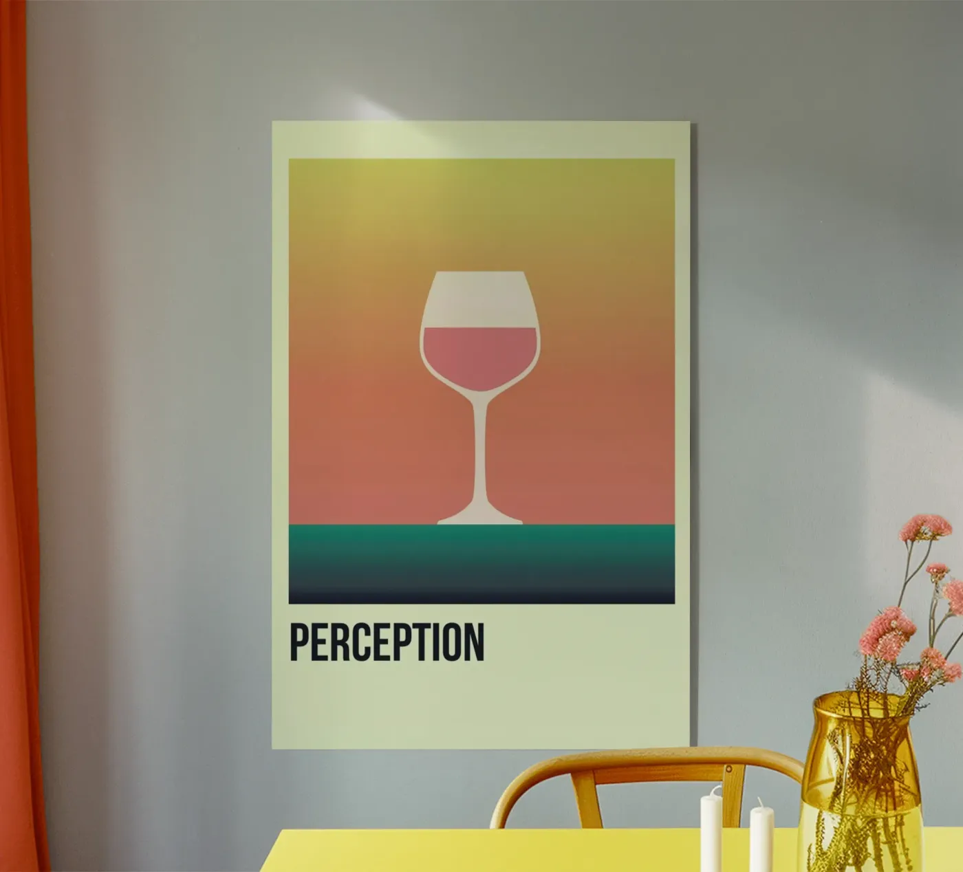 Perception Rose plexiglas de Trabolt Design
