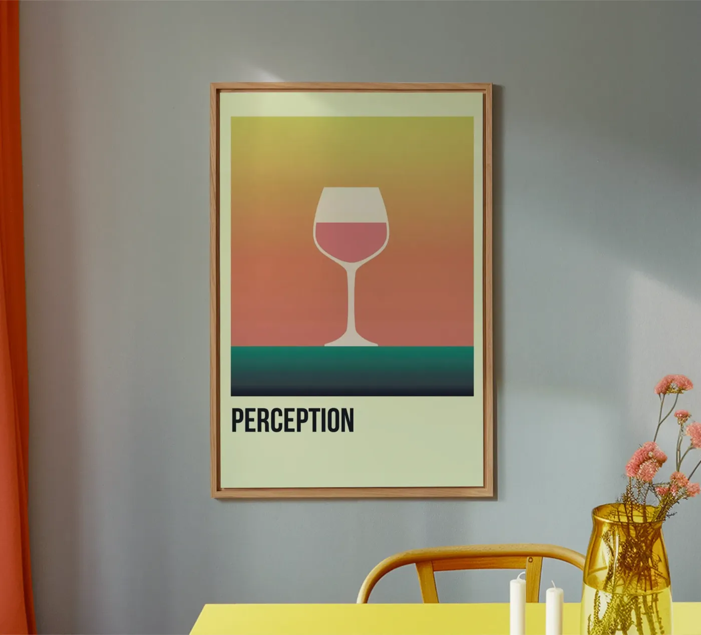 Perception Rose pannello forex da Trabolt Design