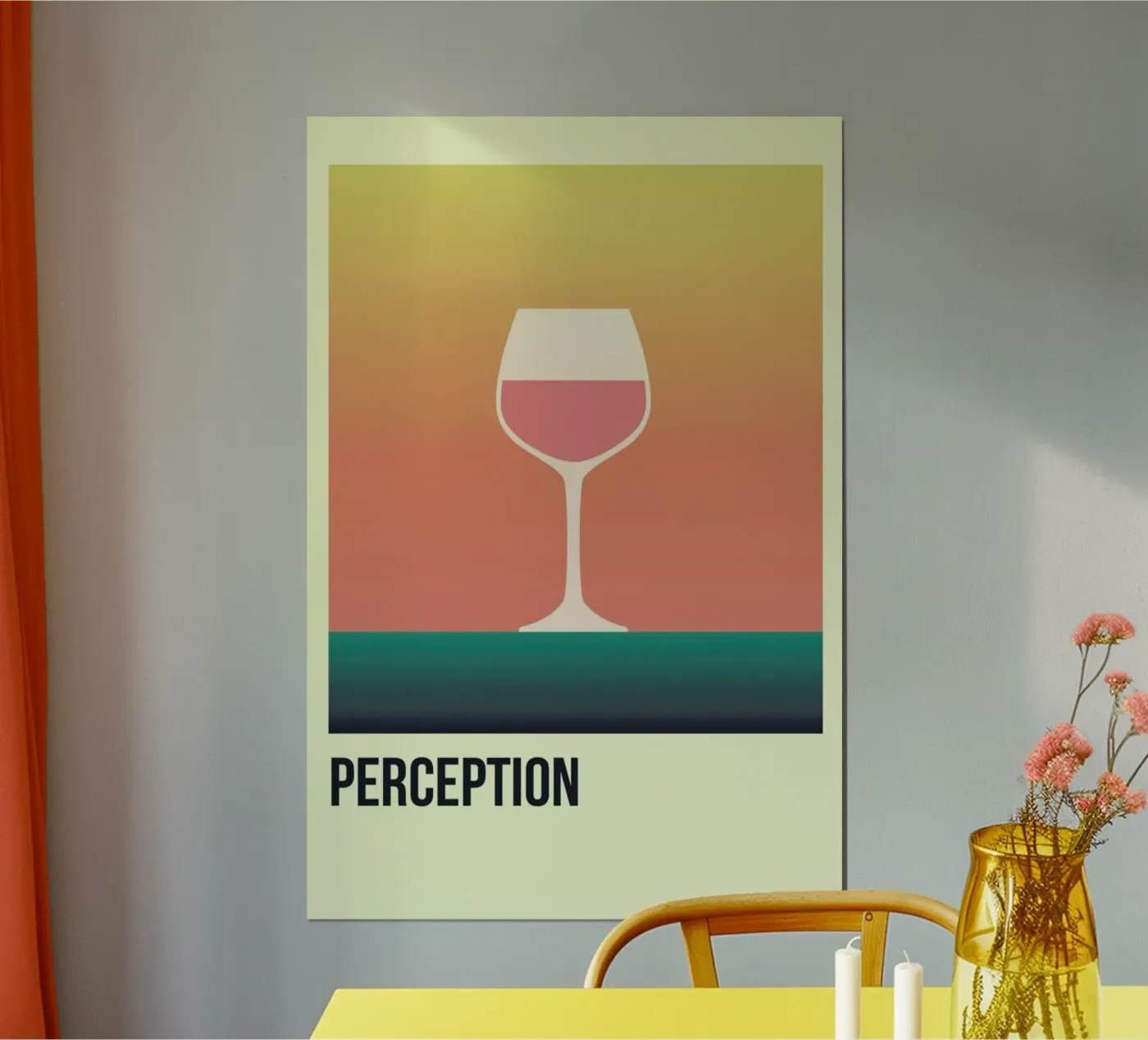 Perception Rose Poster von Trabolt Design