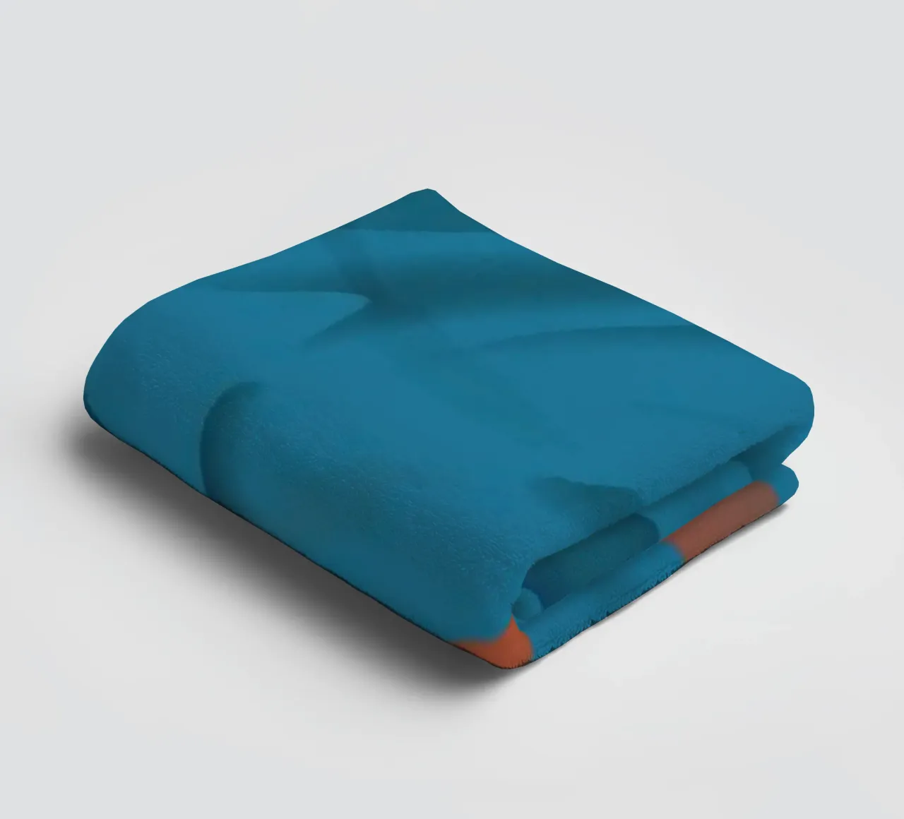 Abstract circular blue pattern towel by Something for you