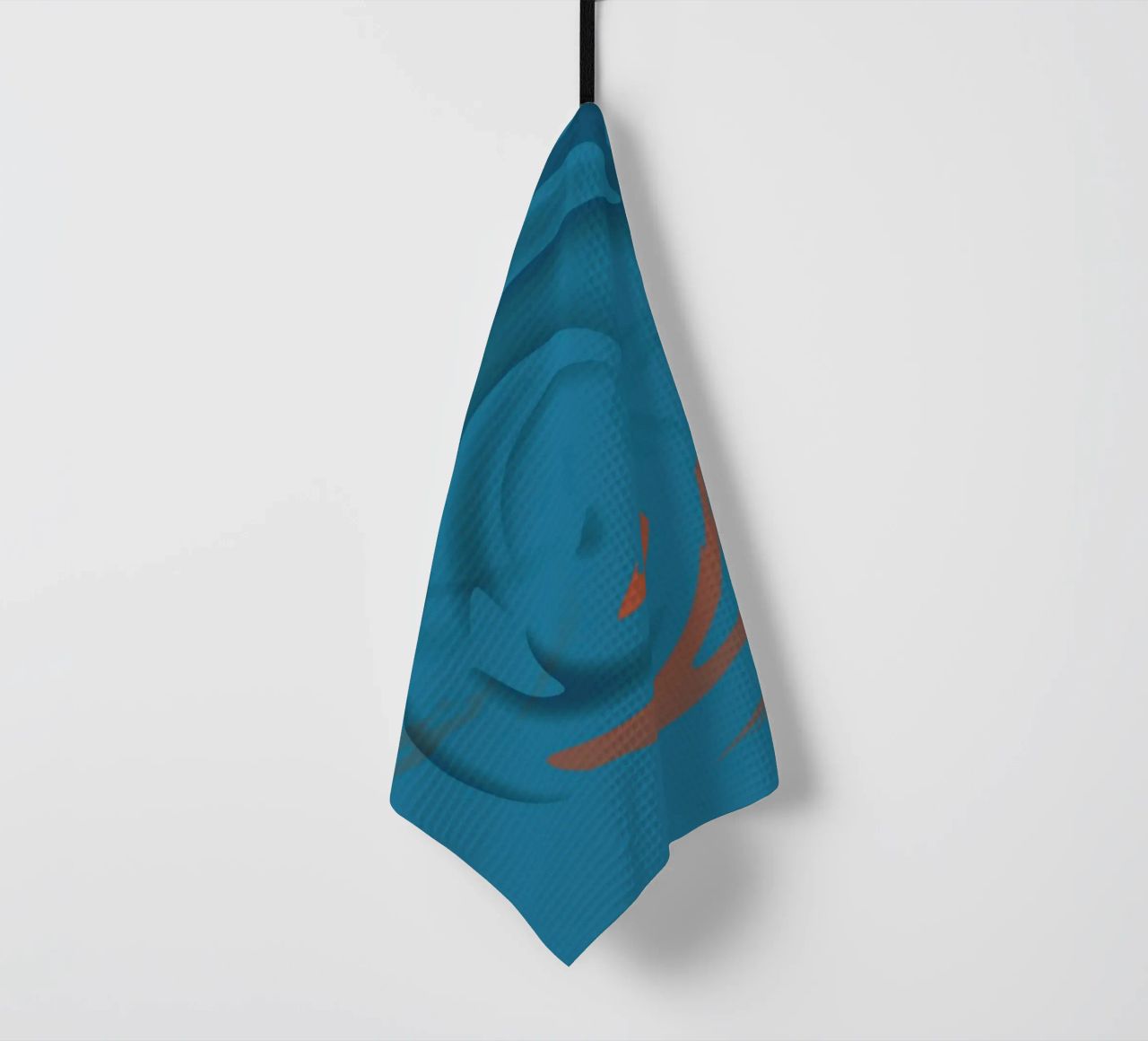 Disegno astratto circolare blu canovaccio da cucina da Something for you