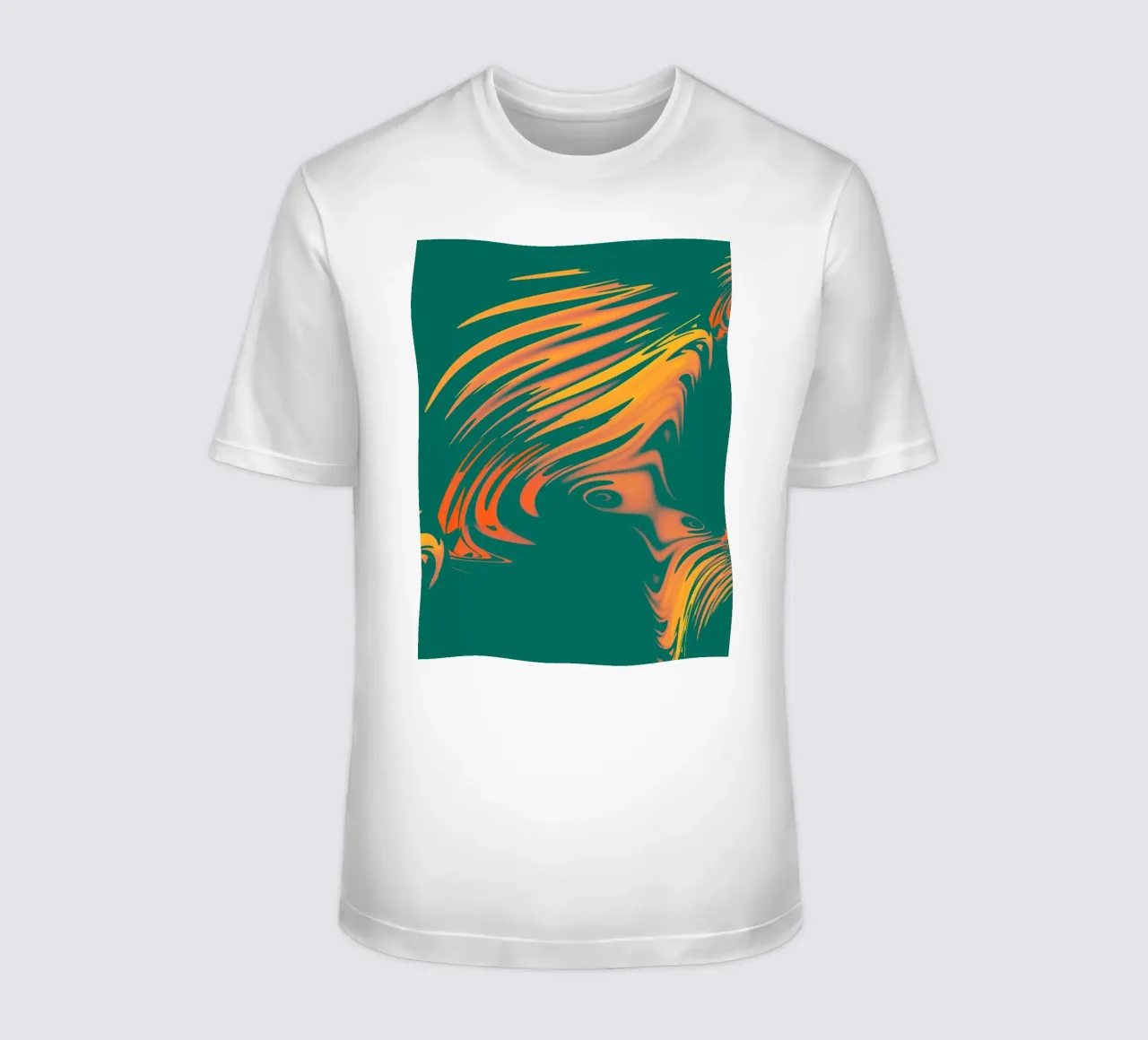 Disegno astratto colorato Linee e onde t-shirt da Something for you