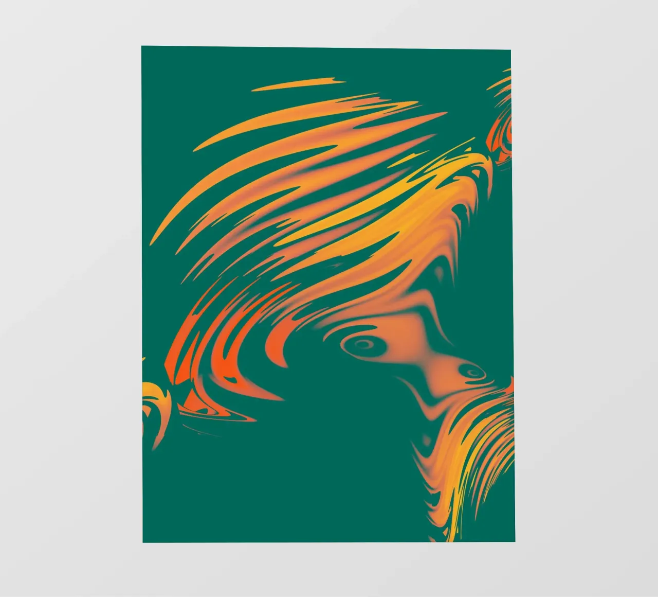 Abstract colourful pattern Lines and waves backlit film by Something for you