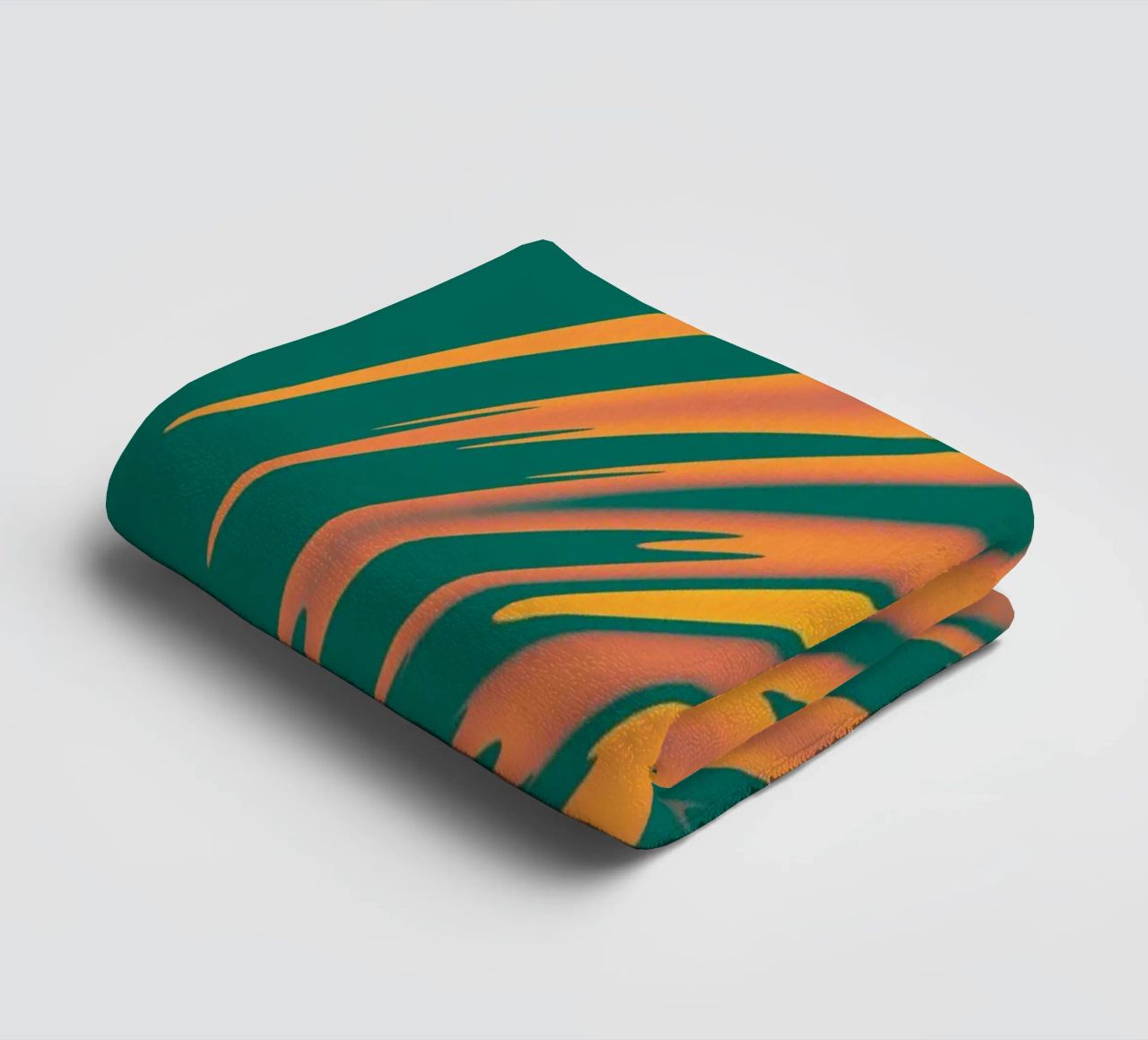 Motif abstrait coloré Lignes et vagues serviette de bain de Something for you