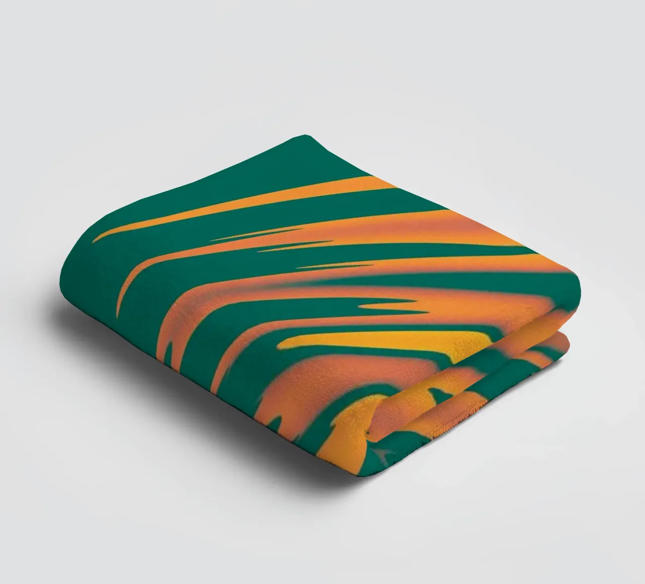 Motif abstrait coloré Lignes et vagues serviette de bain de Something for you