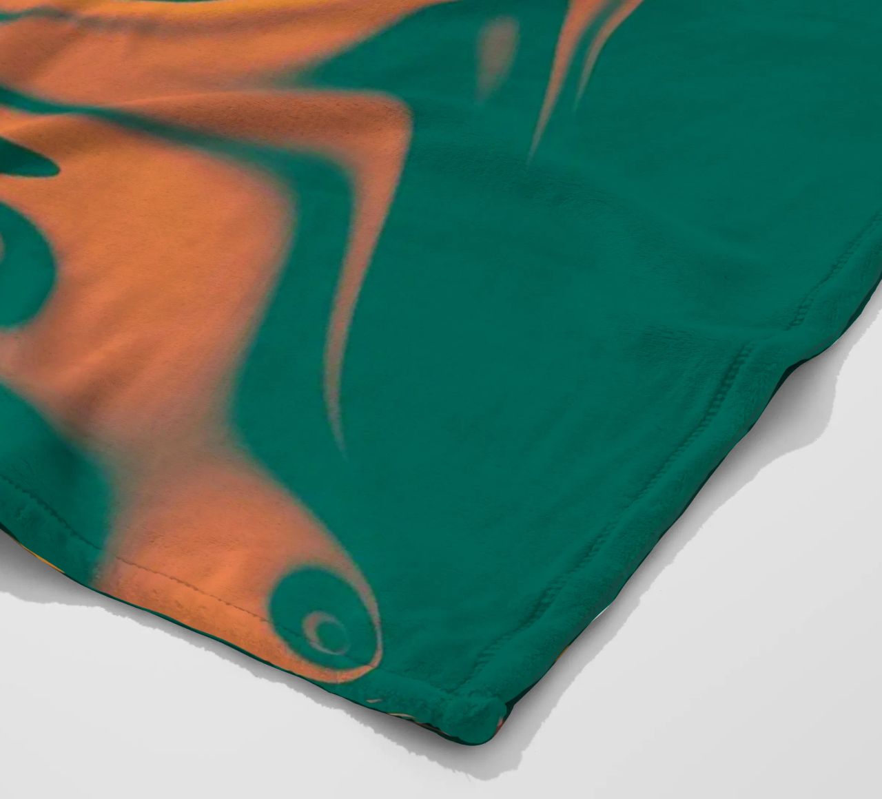 Abstract colourful pattern Lines and waves fleece blanket by Something for you