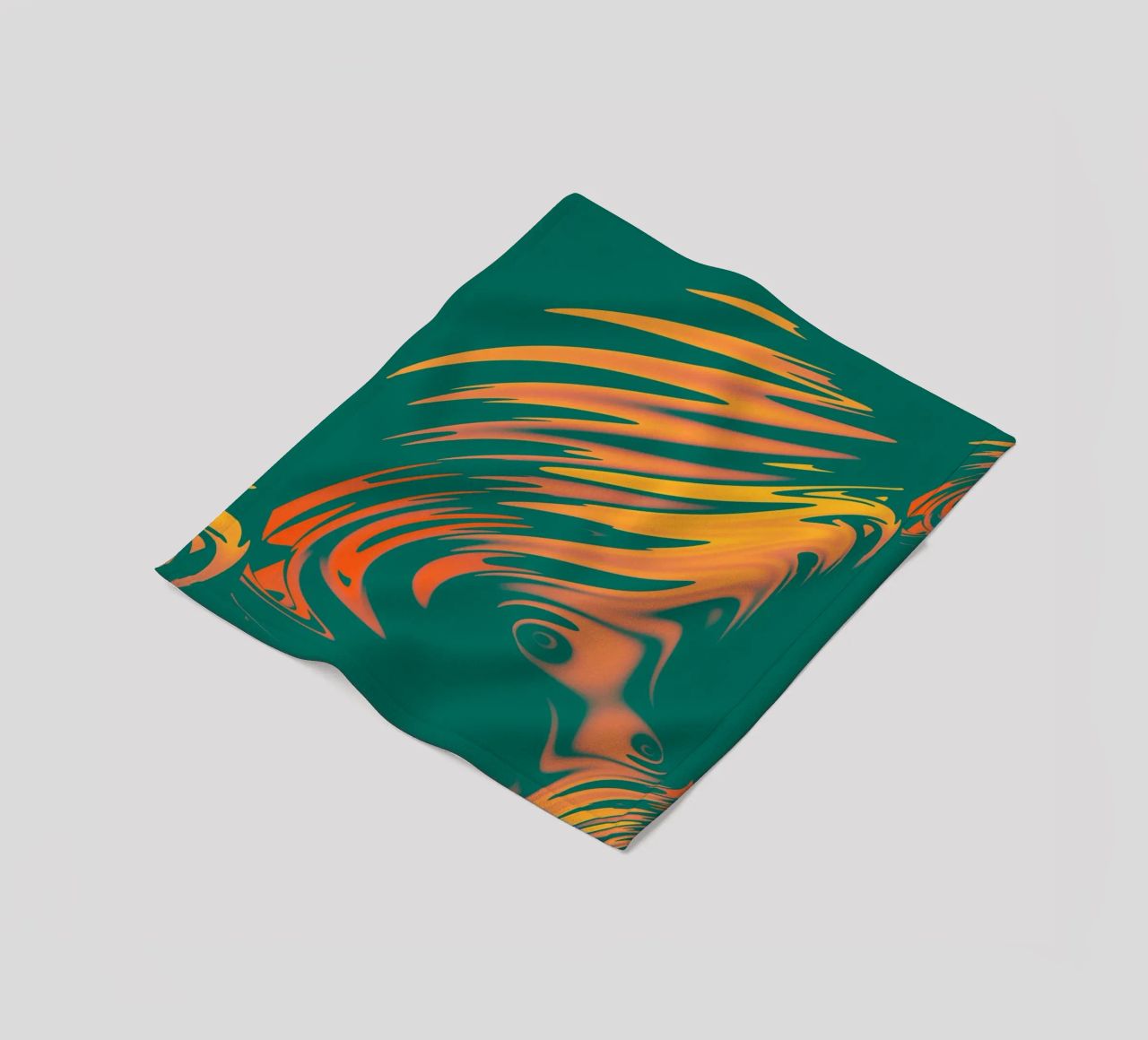 Abstract colourful pattern Lines and waves fleece blanket by Something for you