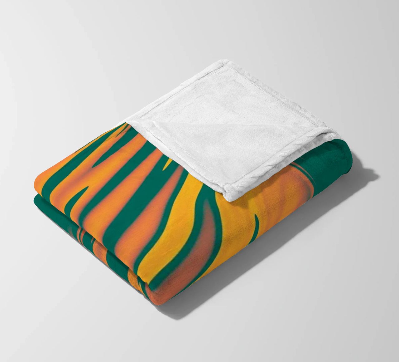 Abstract colourful pattern Lines and waves fleece blanket by Something for you