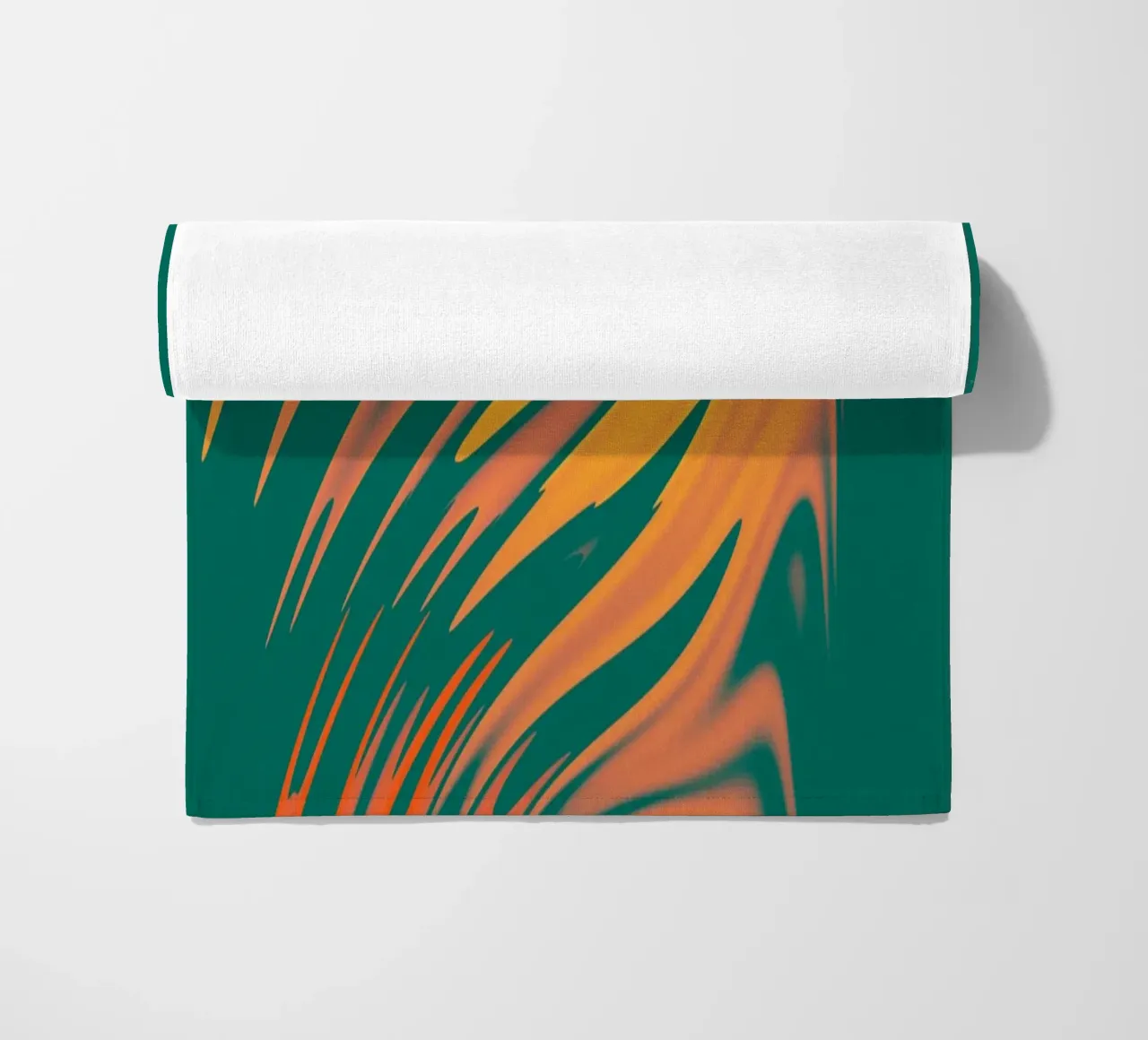 Disegno astratto colorato Linee e onde telo mare da Something for you