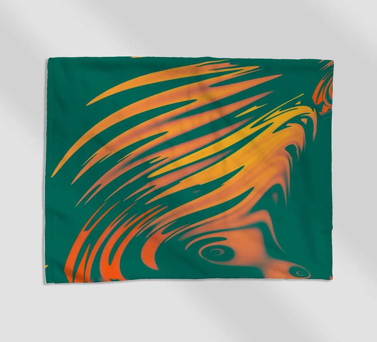 Disegno astratto colorato Linee e onde telo mare da Something for you