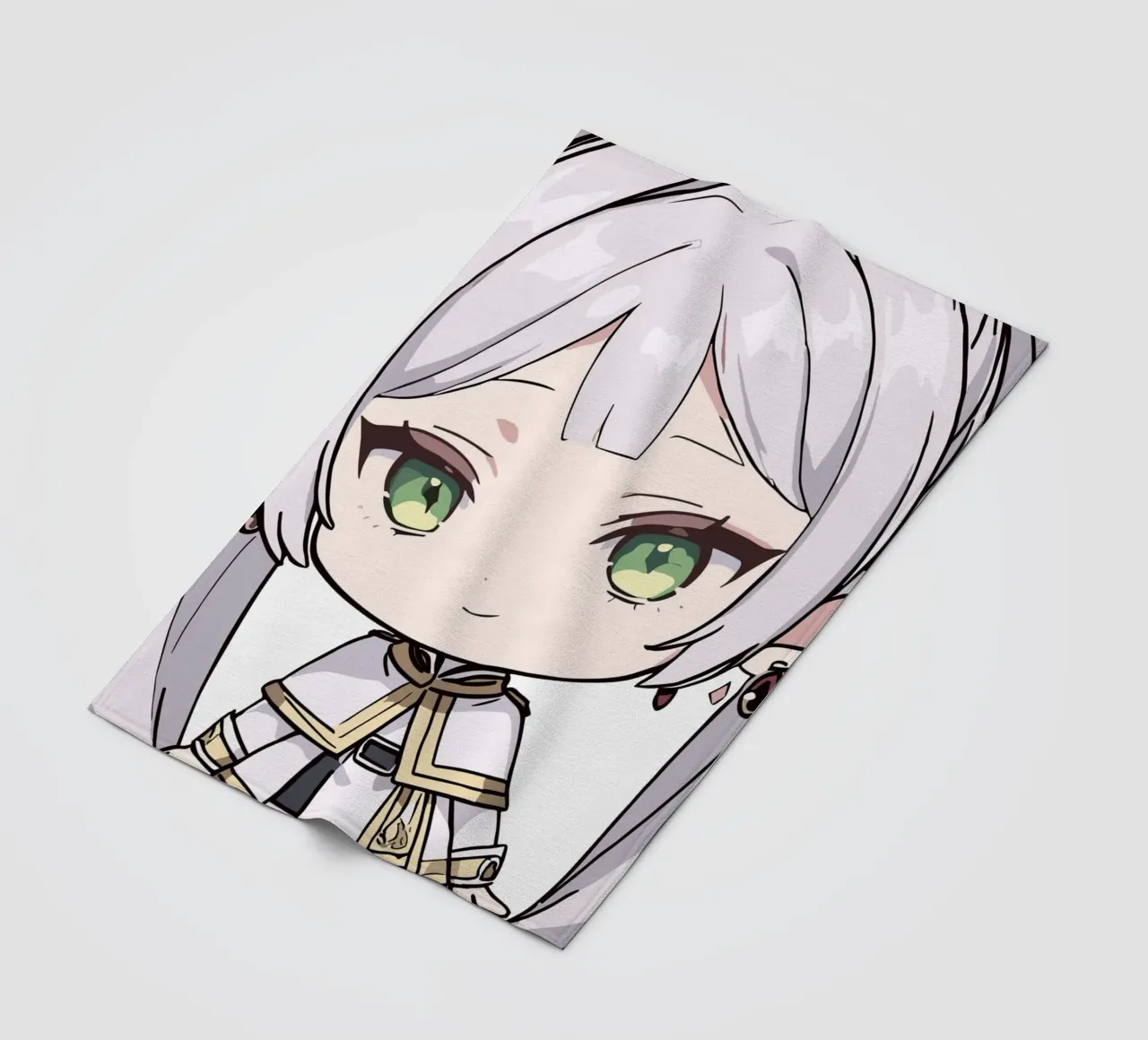 Chibi Frieren coperta in pile da Evie Shop