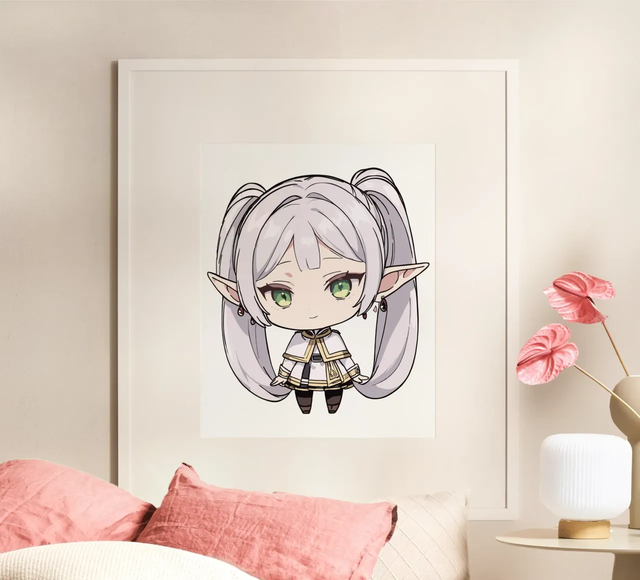 Chibi Frieren carta hahnemühle da Evie Shop