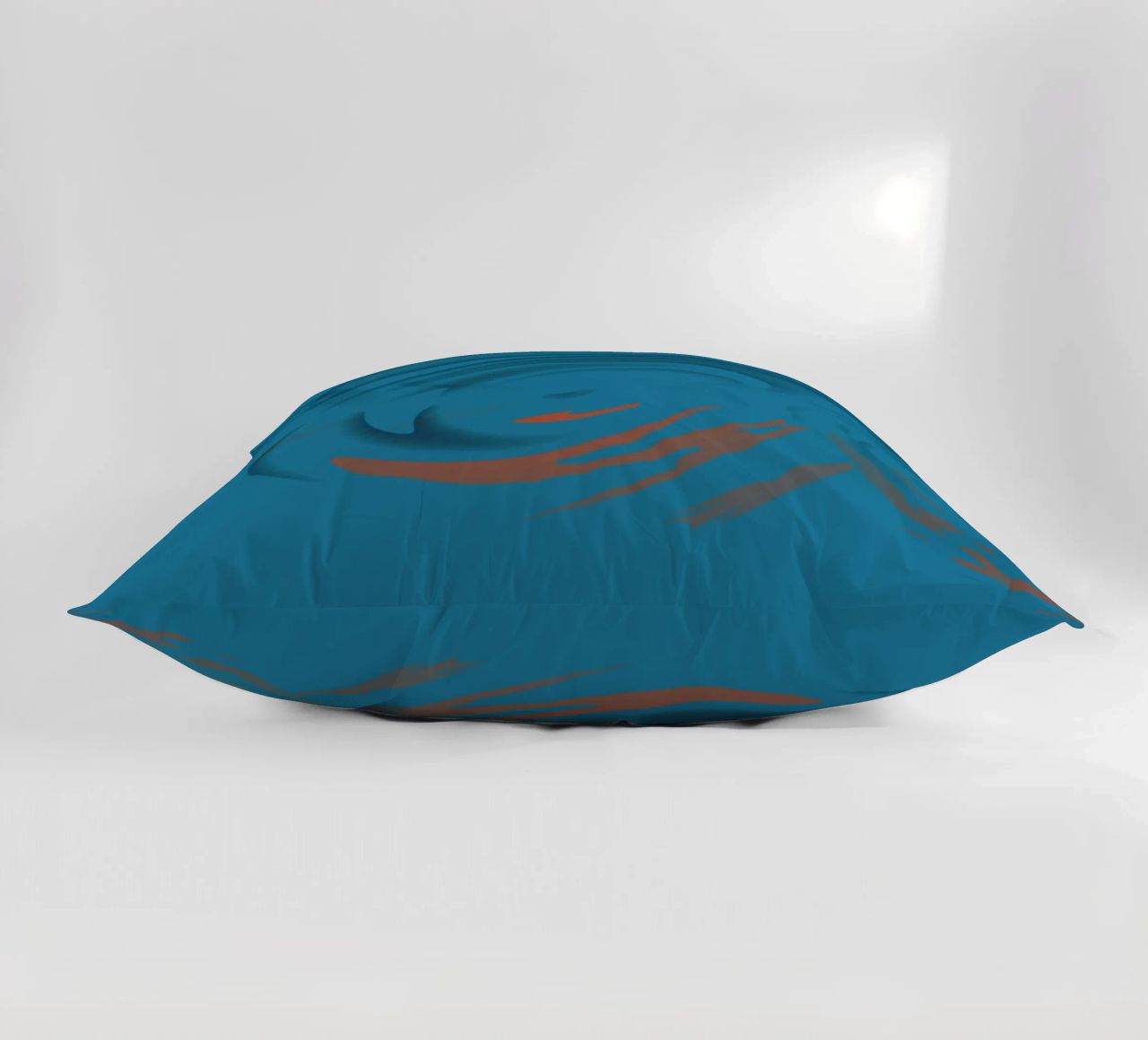 Modello frattale circolare blu astratto cuscino da Something for you