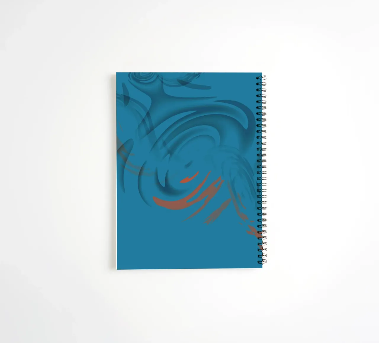 Modello frattale circolare blu astratto diario ad anelli da Something for you