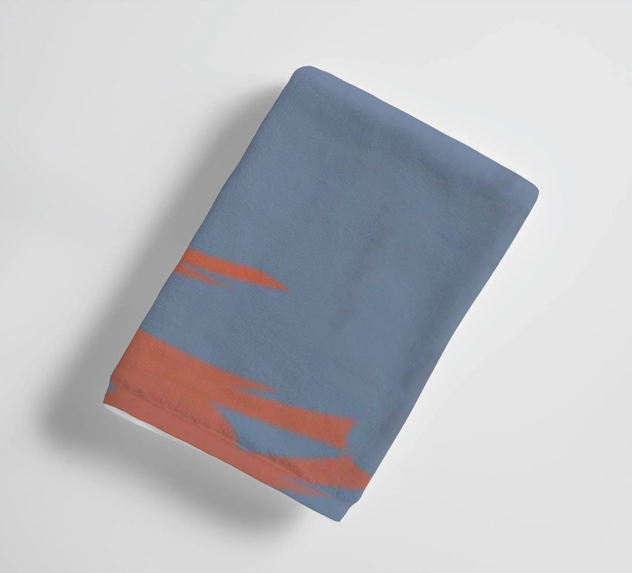 Abstract dynamic circular blue pattern towel by Something for you