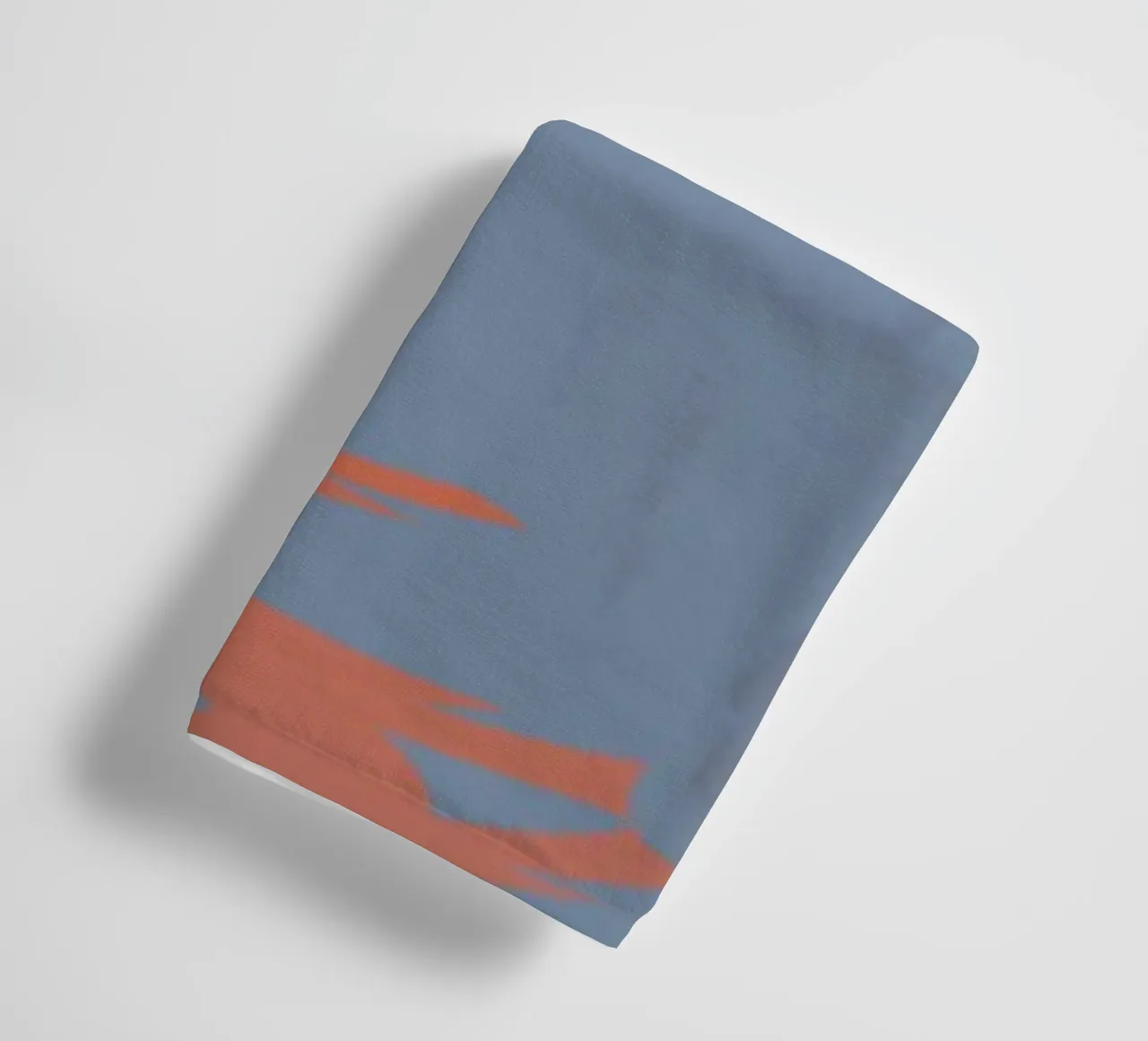 Motif circulaire bleu abstrait et dynamique serviette de bain de Something for you