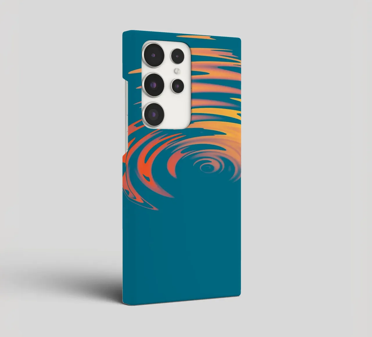 Abstract dynamic colourful circular wave pattern samsung phone case by Something for you