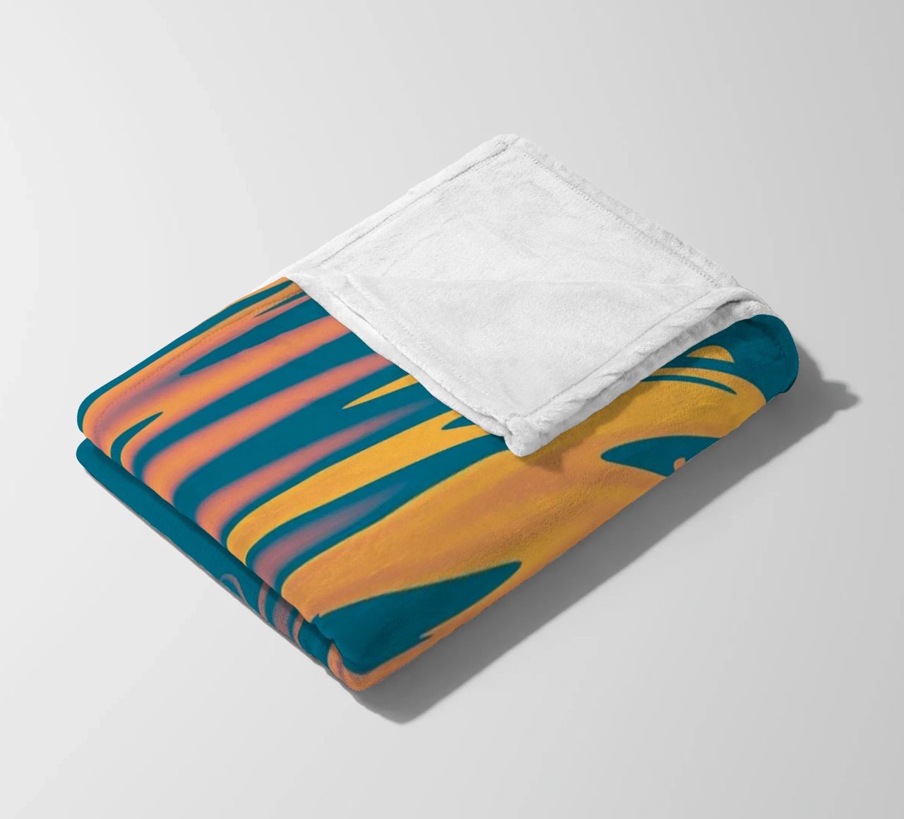 Abstract dynamic colourful circular wave pattern fleece blanket by Something for you
