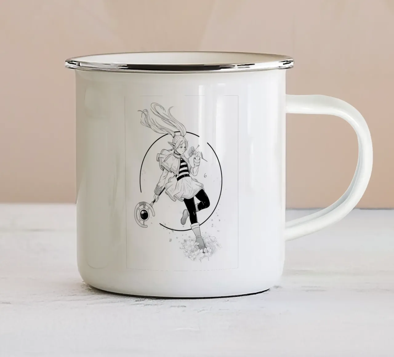 sousou no frieren tazza in smalto da Evie Shop