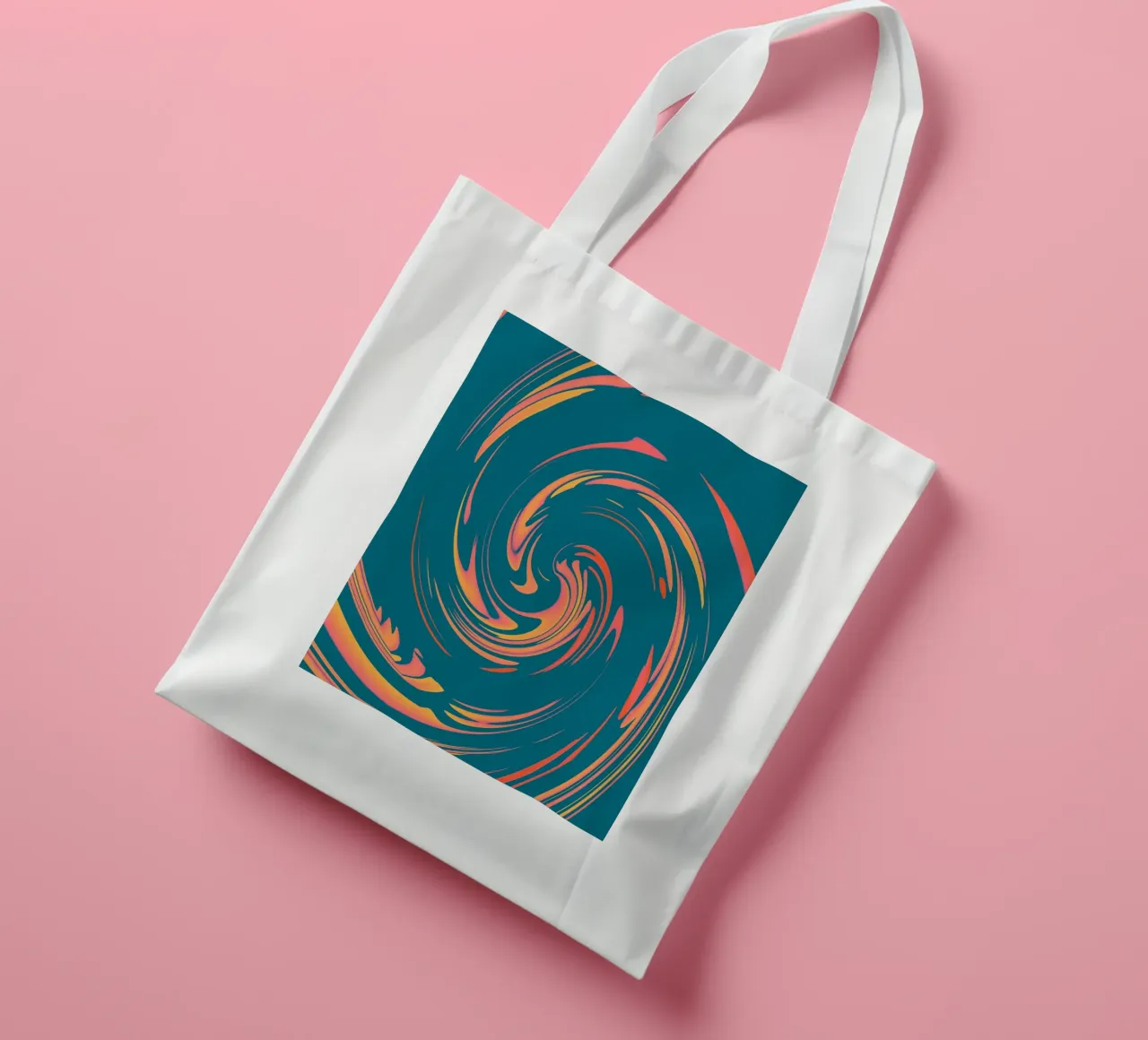 Abstraktes buntes dynamisches kreisförmiges Muster Jutebeutel von Something for you