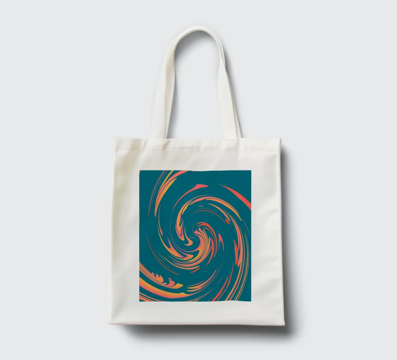 Abstraktes buntes dynamisches kreisförmiges Muster Jutebeutel von Something for you