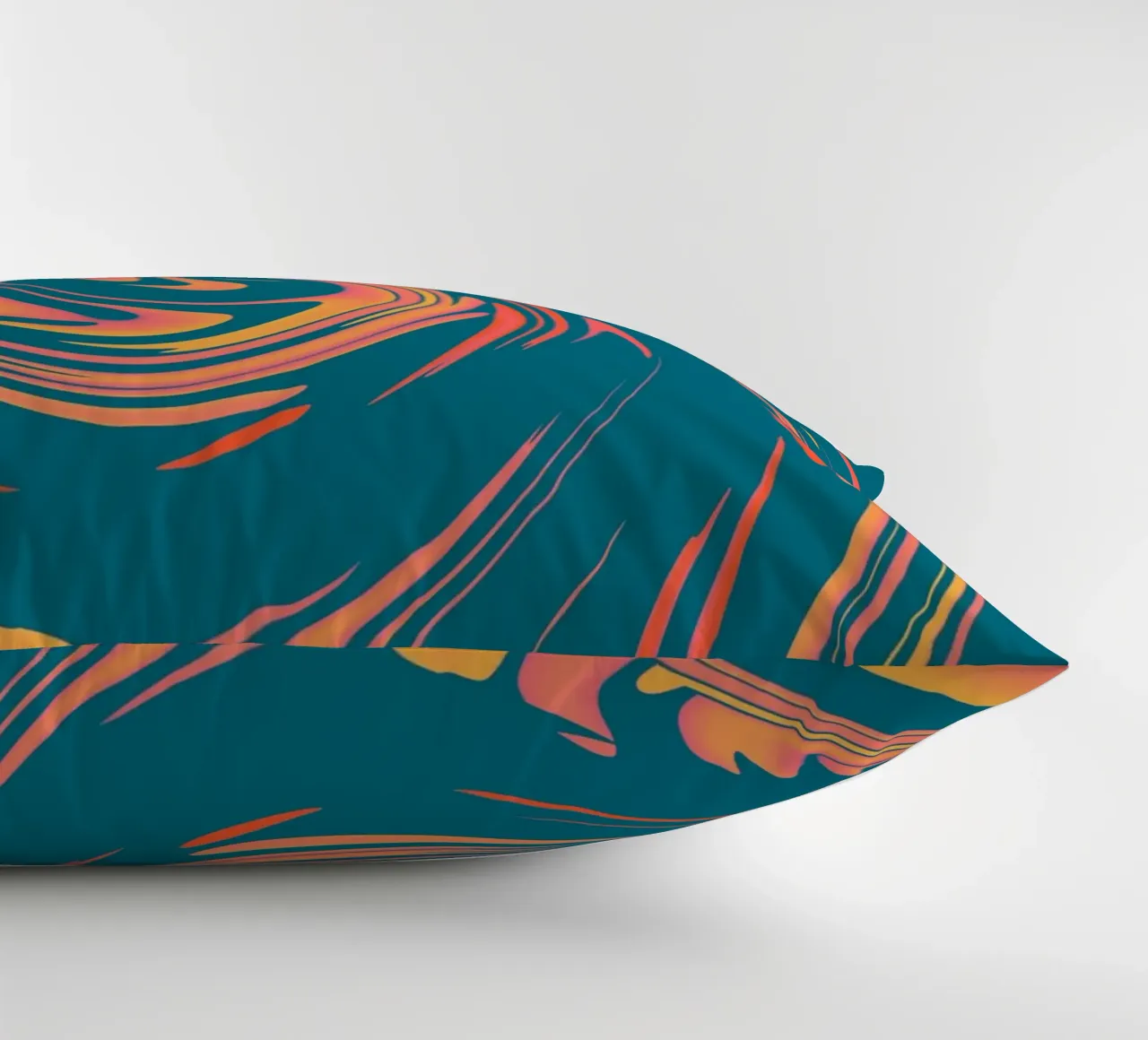 Abstract colourful dynamic circular pattern decorative cushion by Something for you