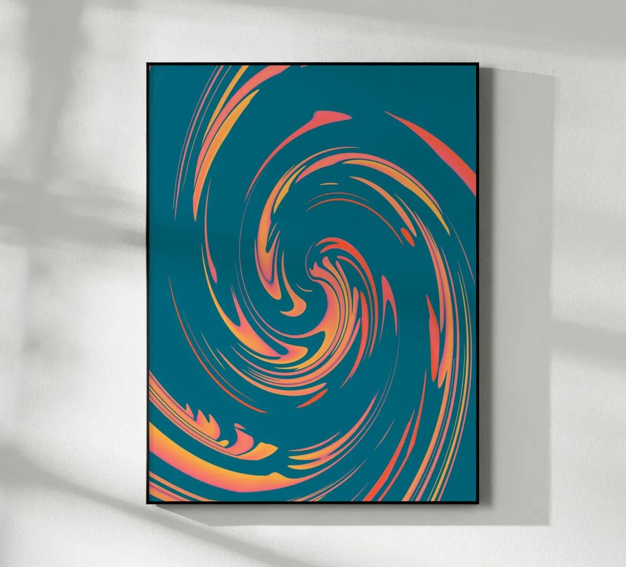 Abstract kleurrijk dynamisch cirkelpatroon acryl van Something for you