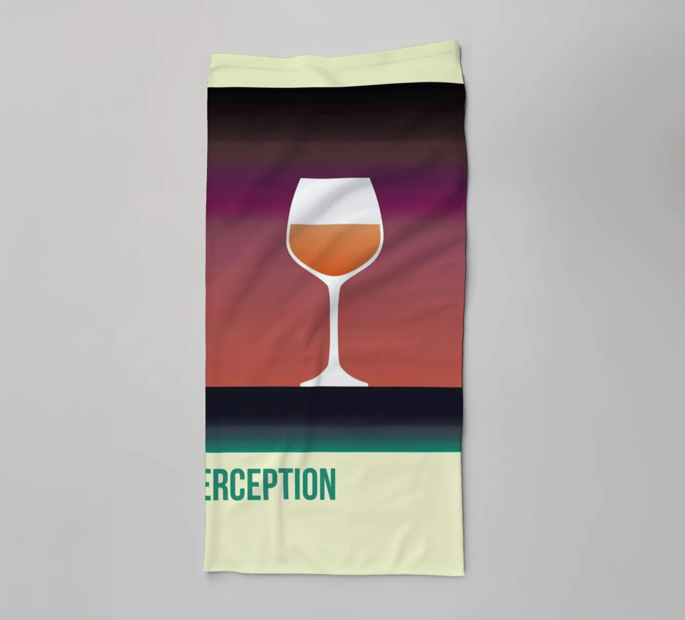 Perception Aperol badhanddoek van Trabolt Design