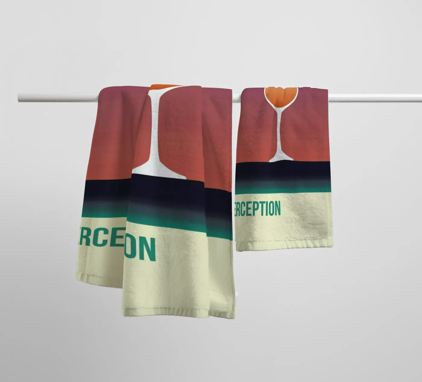 Perception Aperol badhanddoek van Trabolt Design