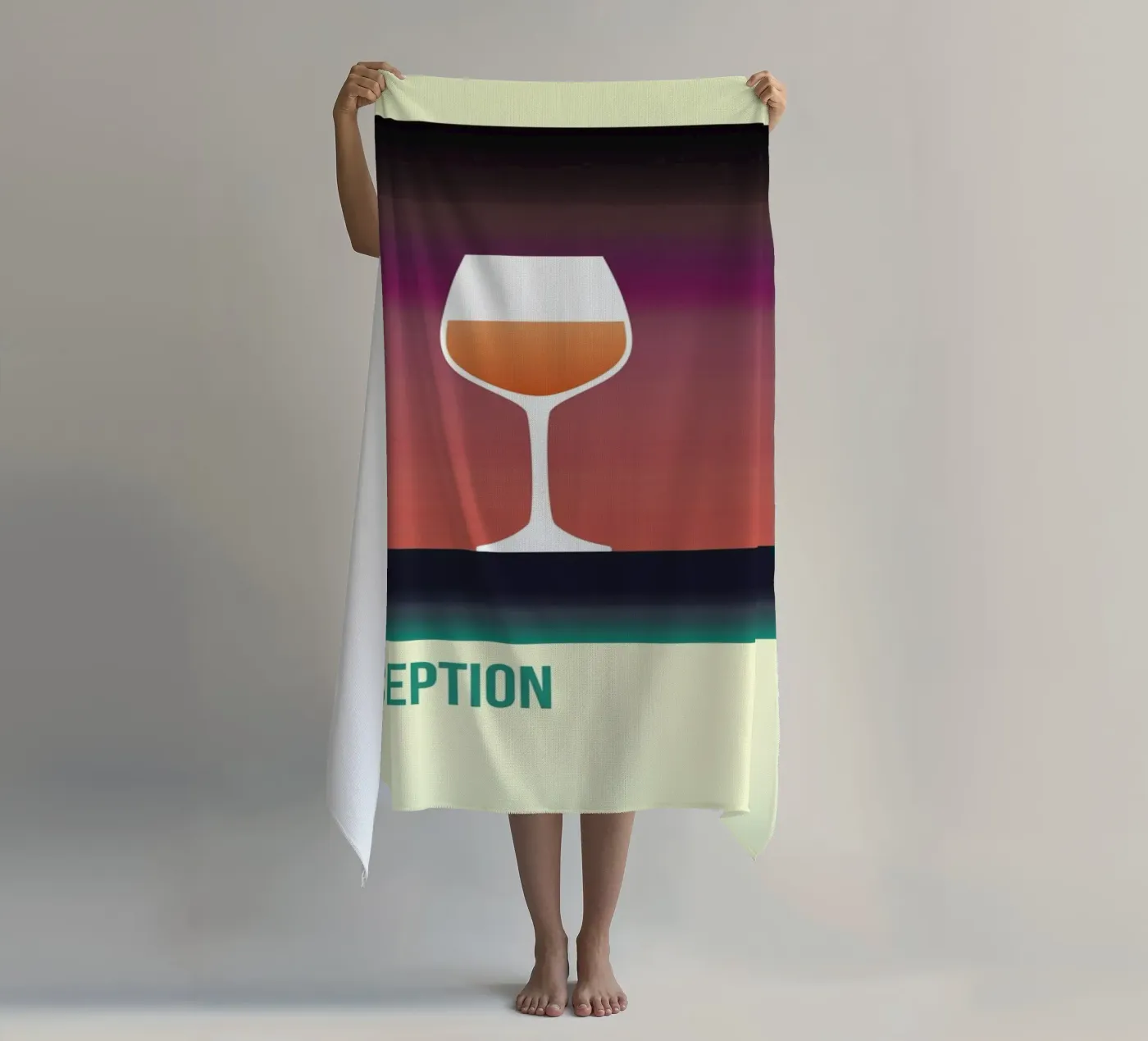 Perception Aperol Strandtuch von Trabolt Design
