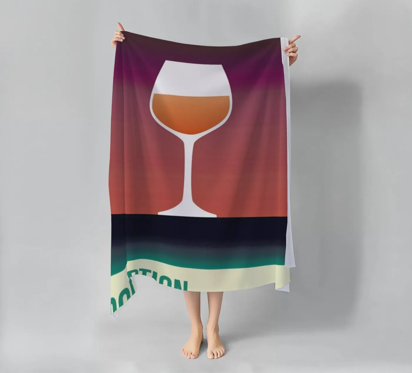 Perception Aperol Strandtuch von Trabolt Design