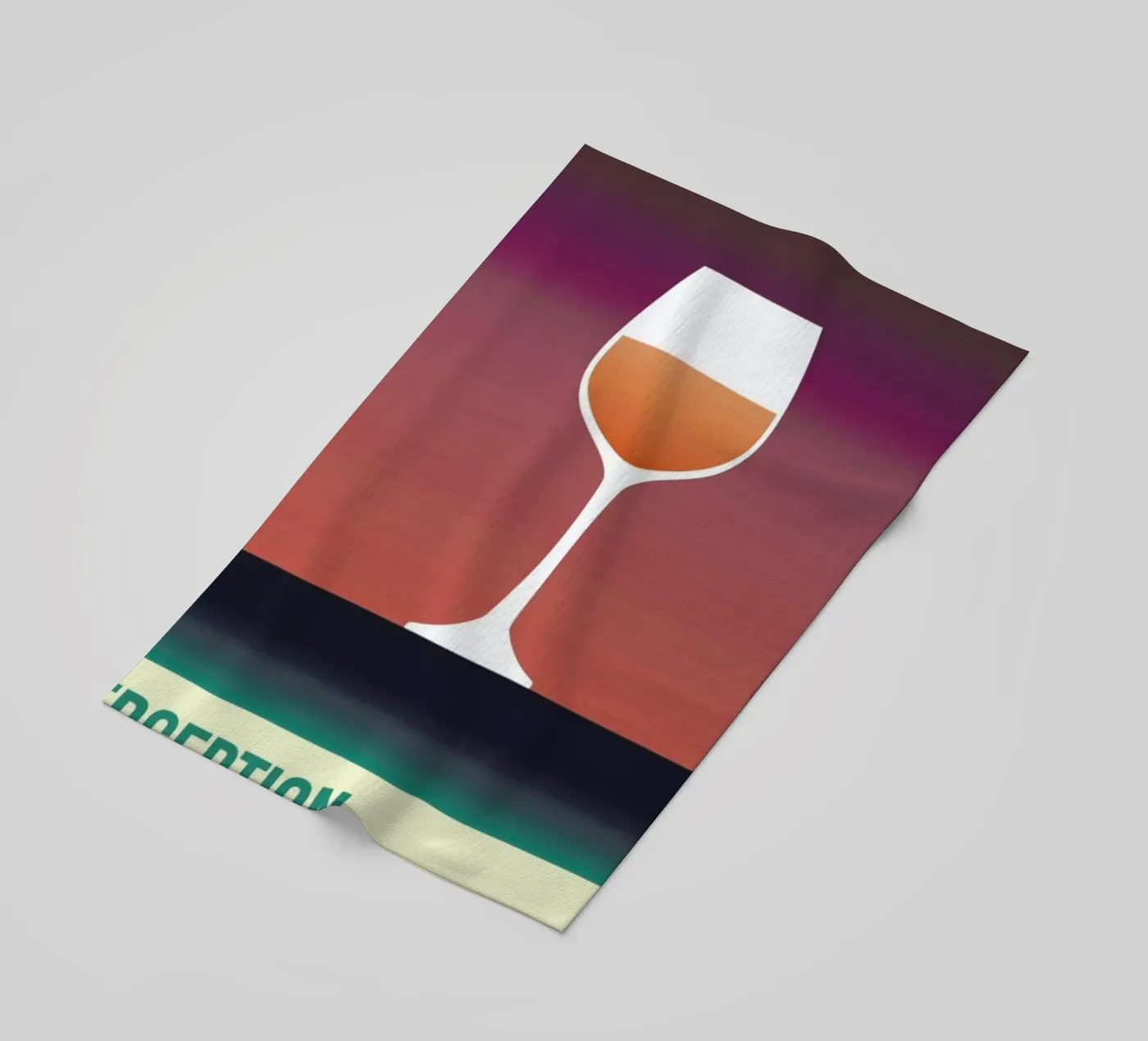 Perception Aperol Strandtuch von Trabolt Design