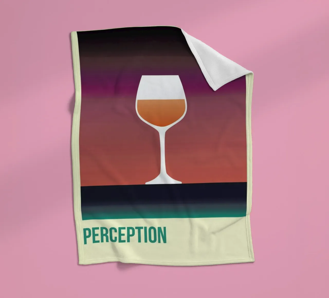 Perception Aperol Fleecedecke von Trabolt Design